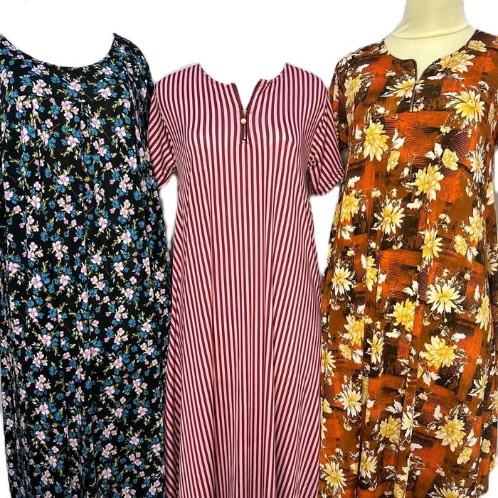 Dastar dress jumbo motif bunga cantik Daster Wanita Baju Dewasa