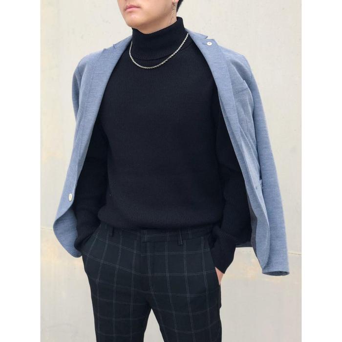 Zion Men Turtle Neck Pullover - Turtle Neck Pria