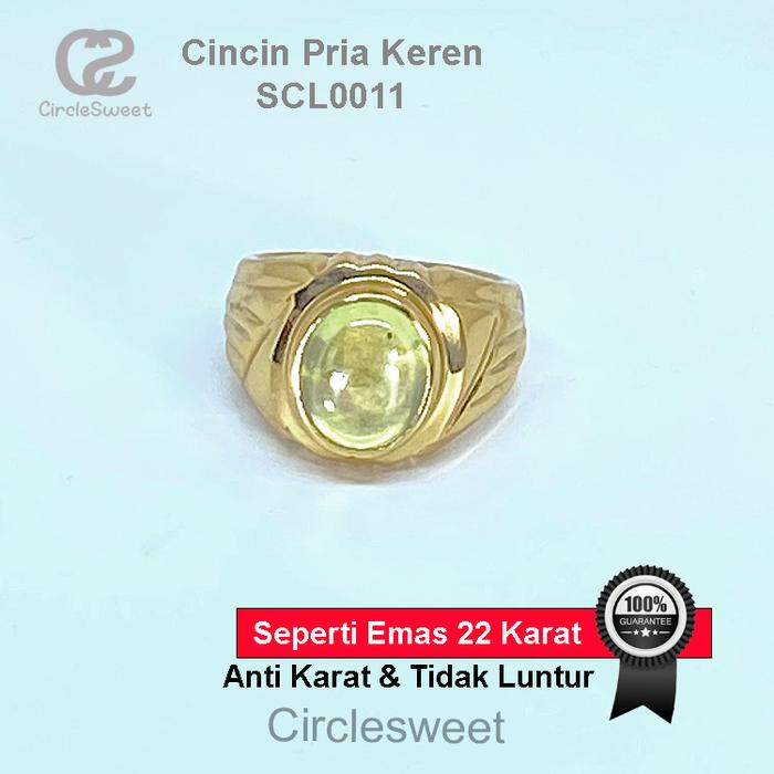 Cincin pria SCL0011-cincin batu akik pria-cincin  Swasa Jewelry