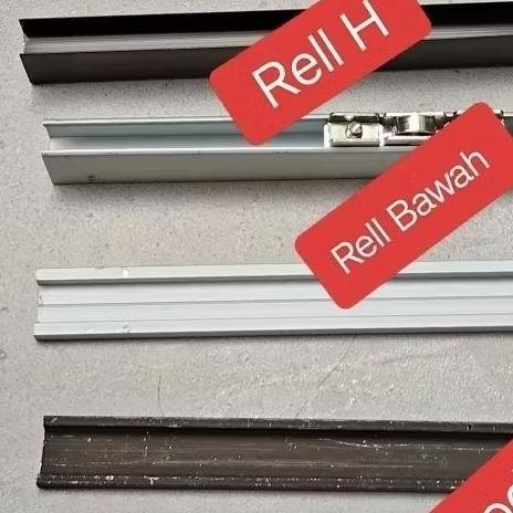 [1 Meter ] Rell Almunium Kolong Dapur RELL BAWAH dasaran Rell