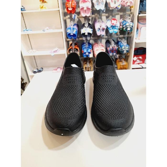 Bata Patapata Slip On Pantofel Sepatu Sneakers Karet Pria Hitam Anti Air