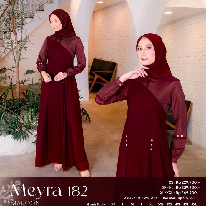 Meyra 182 Maroon + Gamis Seply