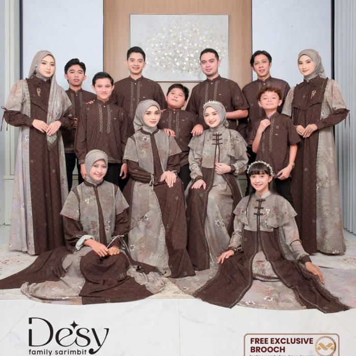 READY ELEGANT DESY SARIMBIT LEBARAN 2026 by MYZTA Gamis Wanita Muslim Syari