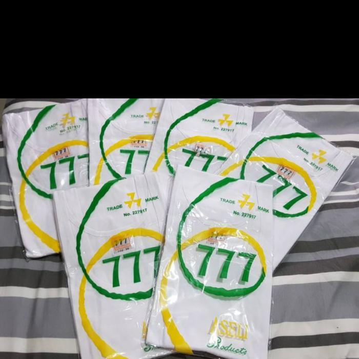 kaos singlet 777 / kaos kutang 777/ singlet Pria 777 grosir murah