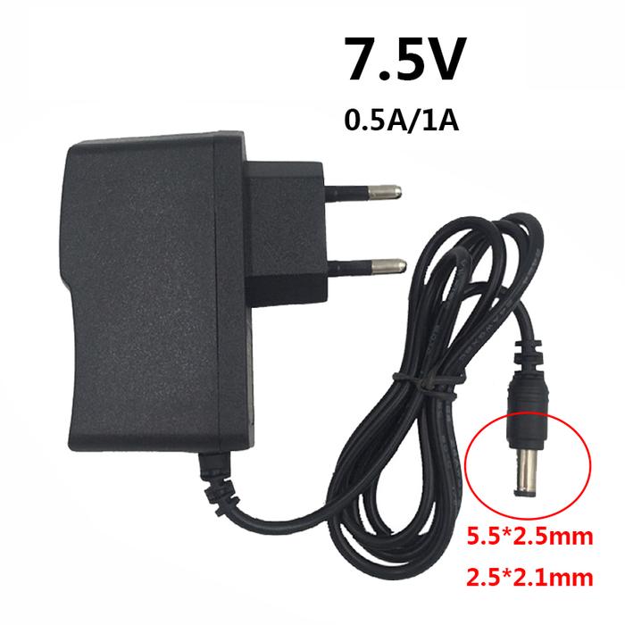 7.5V Universal Power Adapter Supply 7.5 Volt 0.5A 500mA 1A Switching