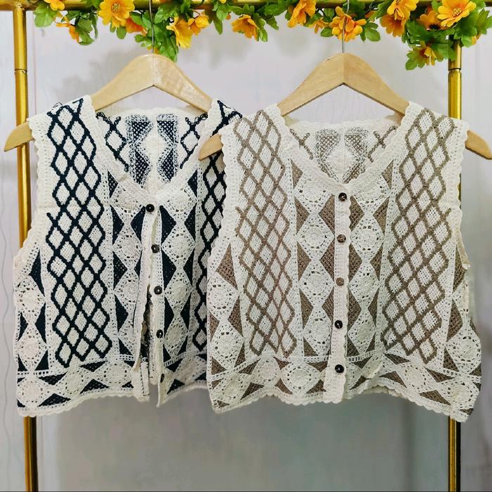 Ves rajut crop premium import