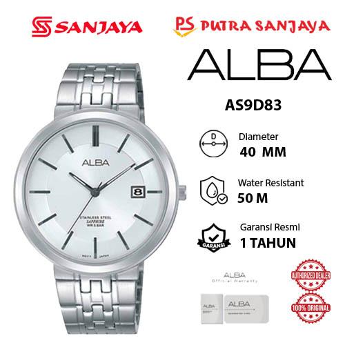 Jam Tangan ALBA AS9D83 AS9D83X1 / AS9D70 AS9D70X1Original Garansi Resmi 1 tahun Stainless Steel