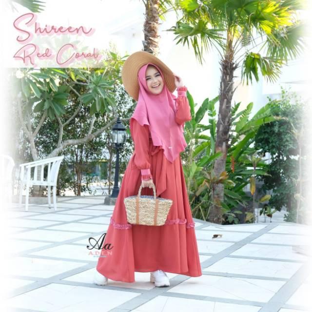 ADEN SHIREEN SET HIJAB/Gamis Shireen Set Hijab  / Shireen Dress by ADEN  / Ready Gamis Shireen Vol 2