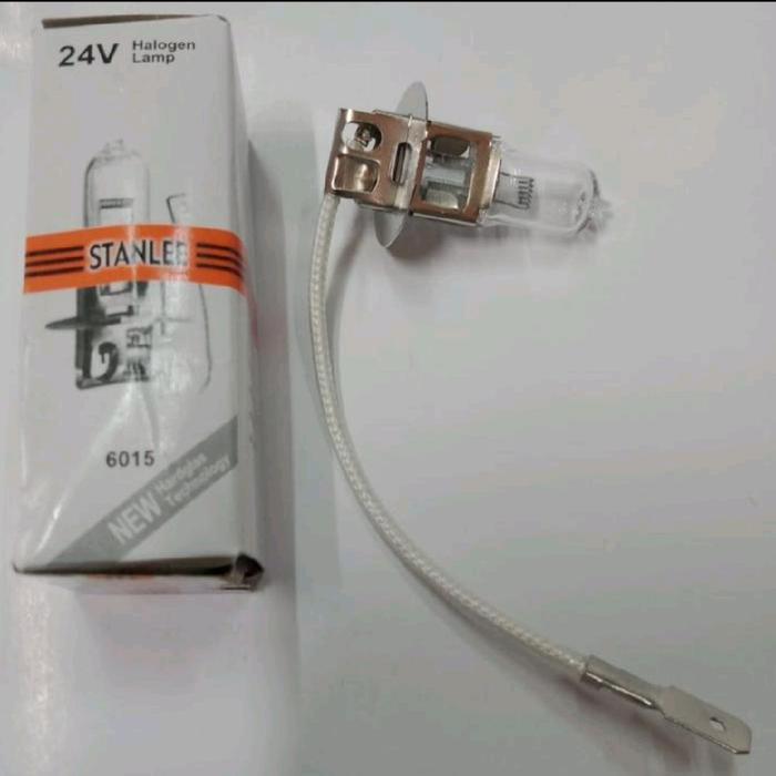 Lampu / Bohlam Mobil / Lampu Halogen H3 24V 100W Merk Stanlee Star