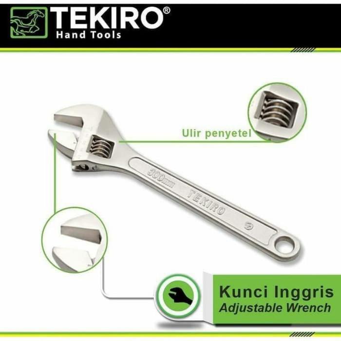 Kunci Inggris 15" Tekiro Adjustable Wrench