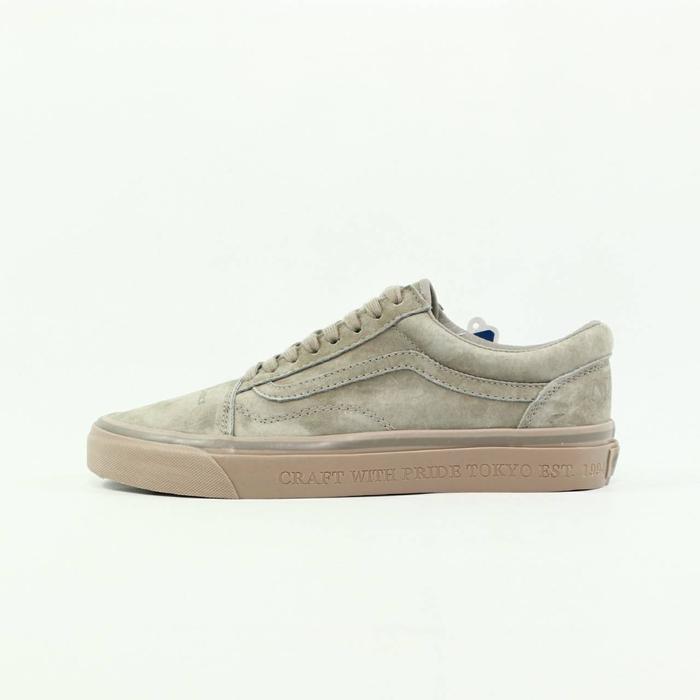 SEPATU CASSUAL PRA  NEIGHBORHOOD X OLD SKOOOL 36 DX SEAGRASS ALUMINIUM  BNIB FULL TAG BARCODE BAHAN 