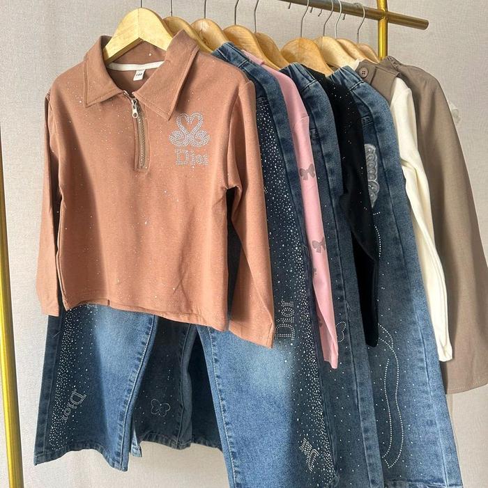 SET IMPORT CELANA JEANS DIOR ANAK OEREMPUAN SIZE KIDS