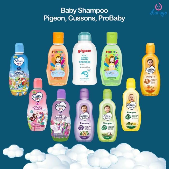 Pigeon Cussons Baby Shampoo / Probaby Shampoo / Pure Baby / Cussons Kids Shampoo Black Sampo Black &