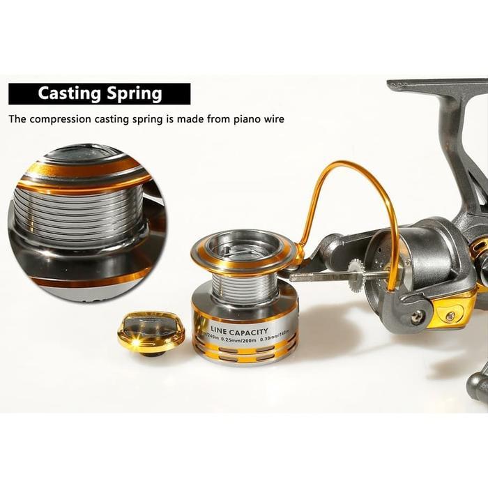 Debao DB3000A Reel Gulungan Pancing Metal 10 Ball Bearing