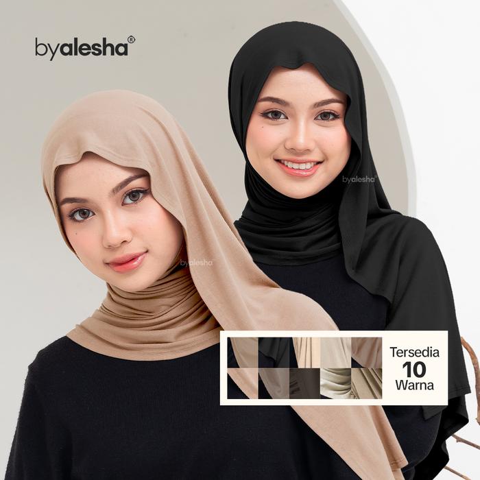 ByAlesha Pashmina VISCOSE RAYON AIRFLOW Premium 180x60 | Adem Flowy Super Mleyot, Anti Gerah & Nempl
