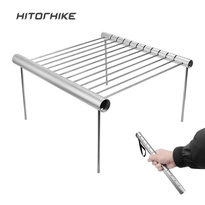 Portable Stainless Steel BBQ Grill Folding BBQ Grill Mini Pocket BBQ