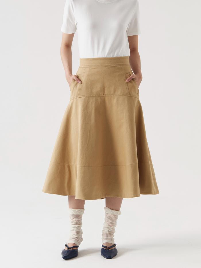 Nasl By Nagita Slavina Khaki Hipline Skirt