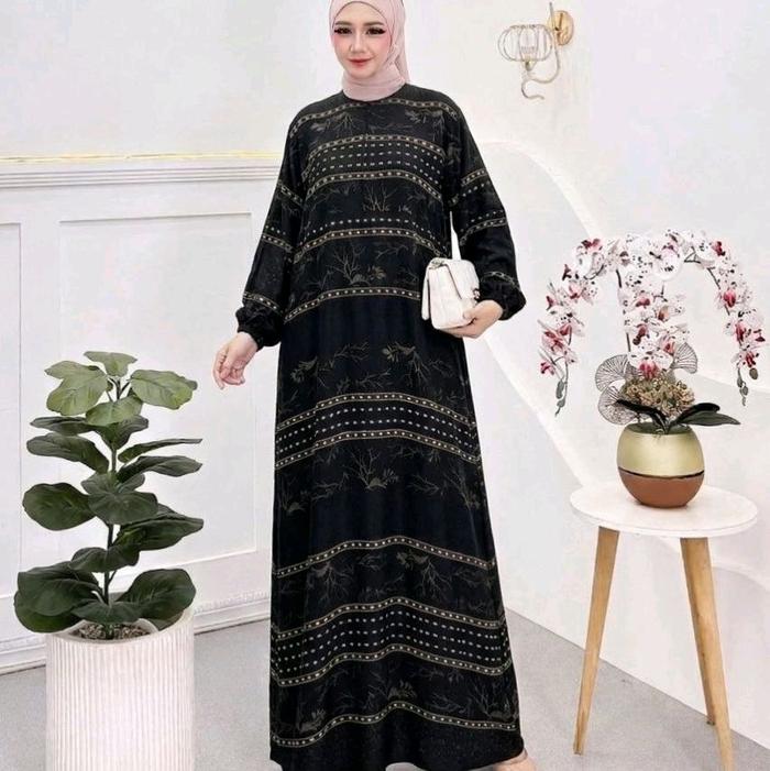 GAMIS CHIBI JUMBO GARIS-GARIS - GAMIS TERBARU