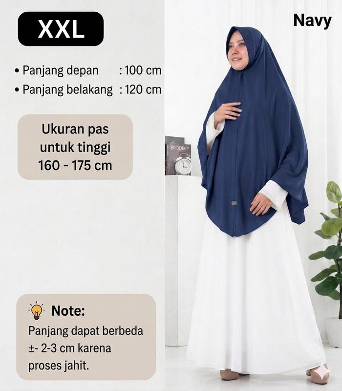 JUMA hijab instan bergo syari ukuran jumbo XXL bahan jersey super premium