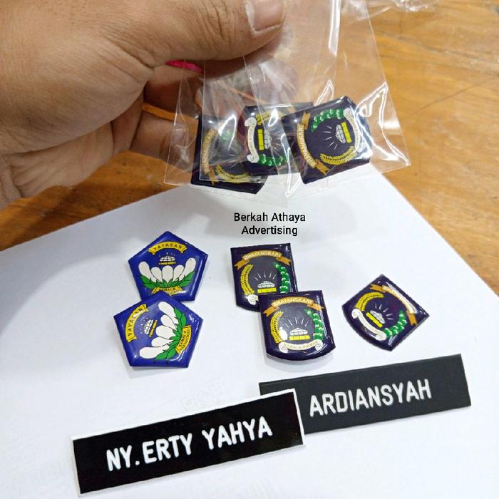 Paket Name Tag + Pin Bhayangkari
