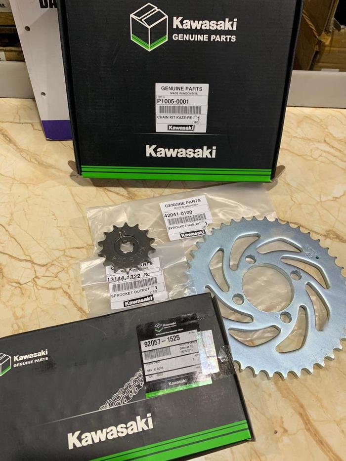 Rantai Gear Gir Set Kaze R Asli Ori Kawasaki P1005-0001 #Gratisongkir