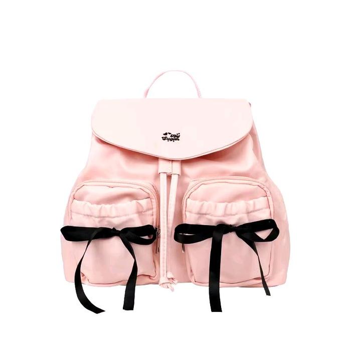 Oh! SOME KKV Tas Backpack Ransel Pita Pink.