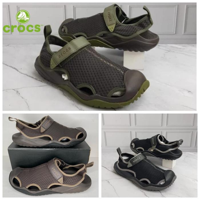sale Sandal Sepatu Crocs Swiftwater Mesh Wave Man/Sepatu Crocs/Sandal Crocs