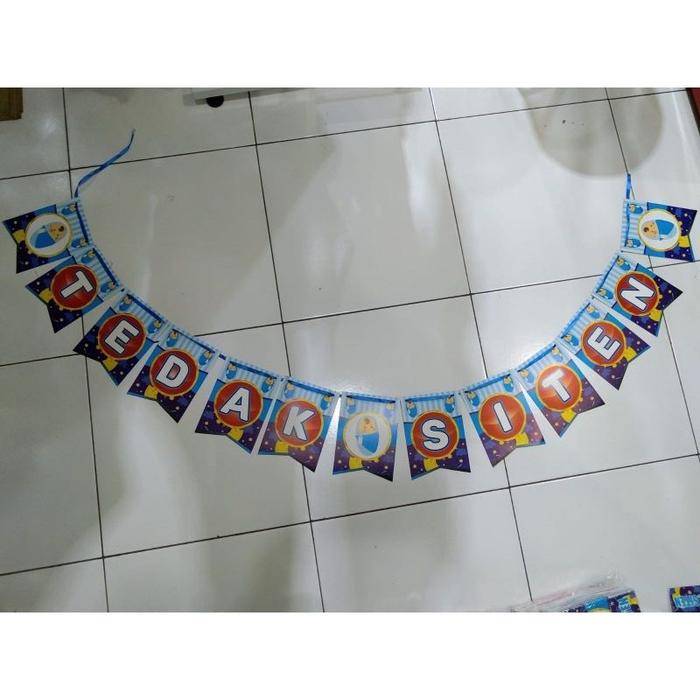 Banner tulisan tedak siten boy girl