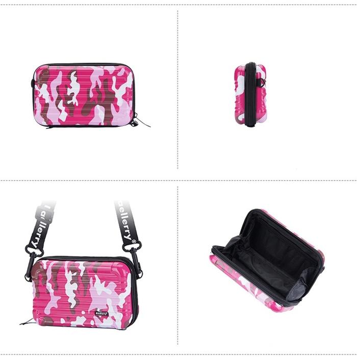 TAS SELEMPANG WANITA ALCAZA TA876P3 ANTI AIR PINK LUCU MOTIF KEKINIAN FASHION KOREA BATAM MALL TRAVE