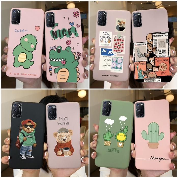 For OPPO A52 A72 A92 Case Silicone TPU Soft Cover Phone Case For Oppo