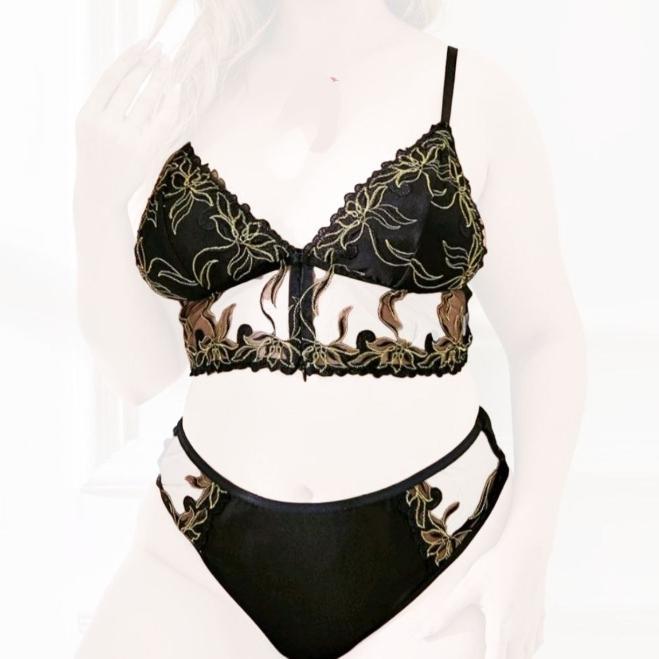 Lingerie Sexy Bra Set BIG SIZE JUMBO BESAR XL-4XL Premium