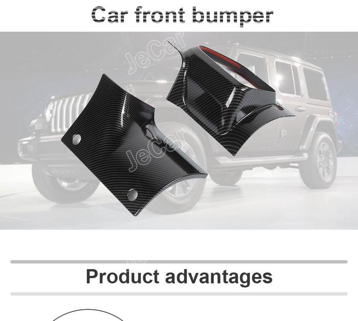 Penutup Pelindung Sudut Penutup Kap Mesin Mobil ABS Copot untuk Jeep