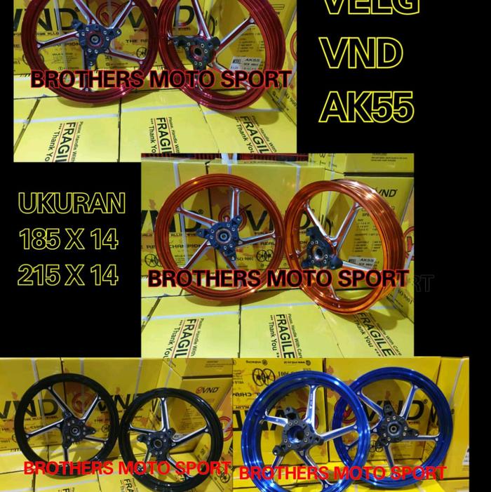 velg vnd ak55 ring 14 nmax lama velg racing nmax 155 velg vnd enkei nmax velg vnd bintang p5 nmax pe