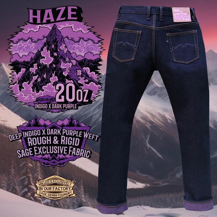 CELANA SAGE DENIM PROMO TERBARU HAZE 20oz Jeans - SLIM CUT, 28 - SLIM CUT, 27