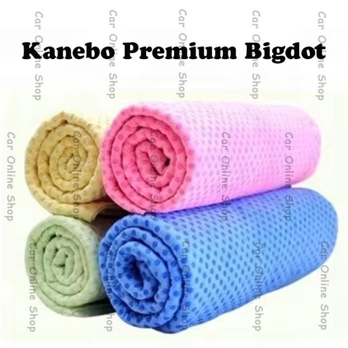 Kanebo Bigdot Jumbo Lap / Plas Chamois Premium Besar 66X43Cm Kecil 43X32Cm Mobil Motor Dapur High De