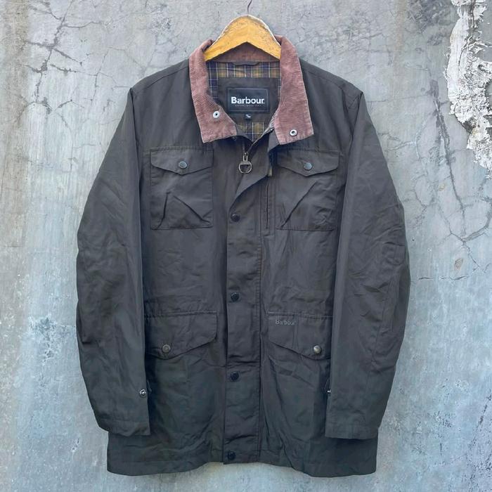 jaket barbour establised 1894 multi pocket second like new