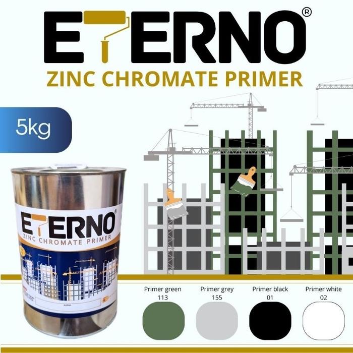 Zinc chromate primer - zinchromate - cat dasar besi - meni besi 5kg