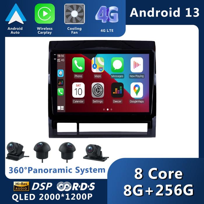 Android 13 For TOYOTA TACOMA&HILUX—USA 2005-2014 Car Radio Stereo