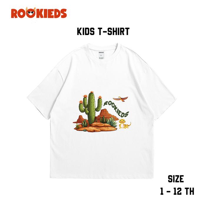 ROOKIEDS KAOS T-SHIRT ANAK BLACK & WHITE DESERT R0052