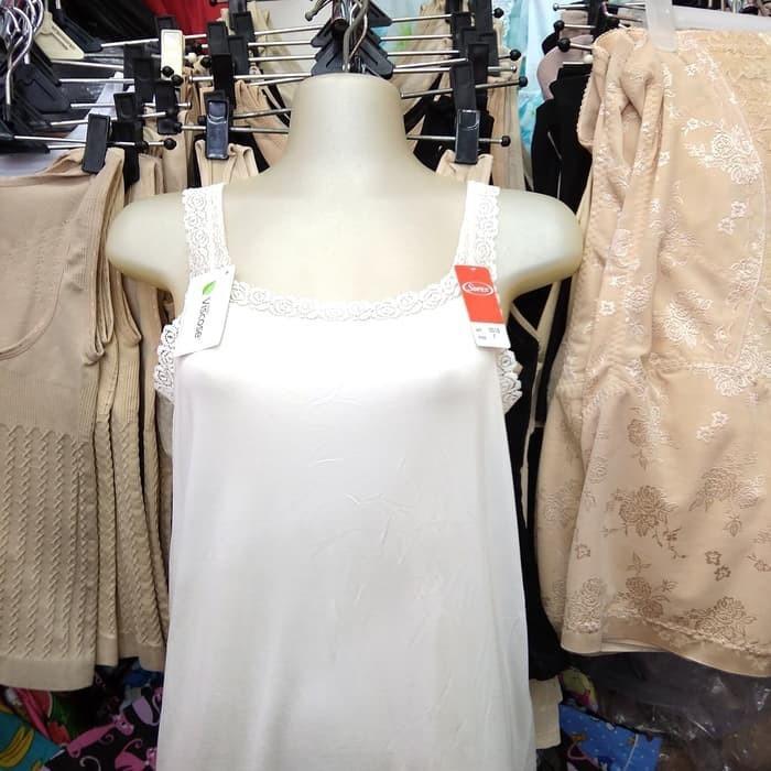Camisol Renda Sorex 5018 | Tanktop Wanita Sorex Panjang Model Renda