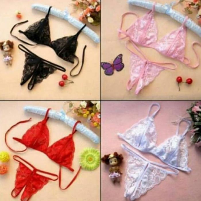 VALENTINE VIBES SEXY BRA & G STRING SET