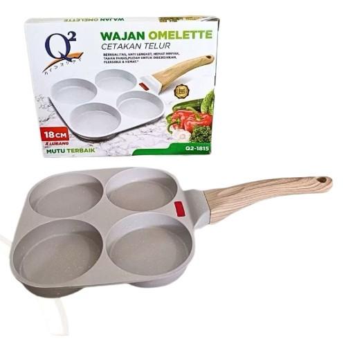 Wajan Omelette Q2 Cetakan telur 18 cm 1817-1815