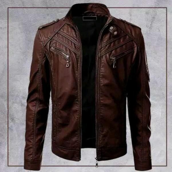 COD | Jaket Kulit Domba Super / jaket kulit Pria / Jaket Po Racing / Jaket Keren / Jaket Jumbo BiG S