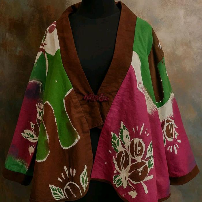 outer batik wanita temanggung