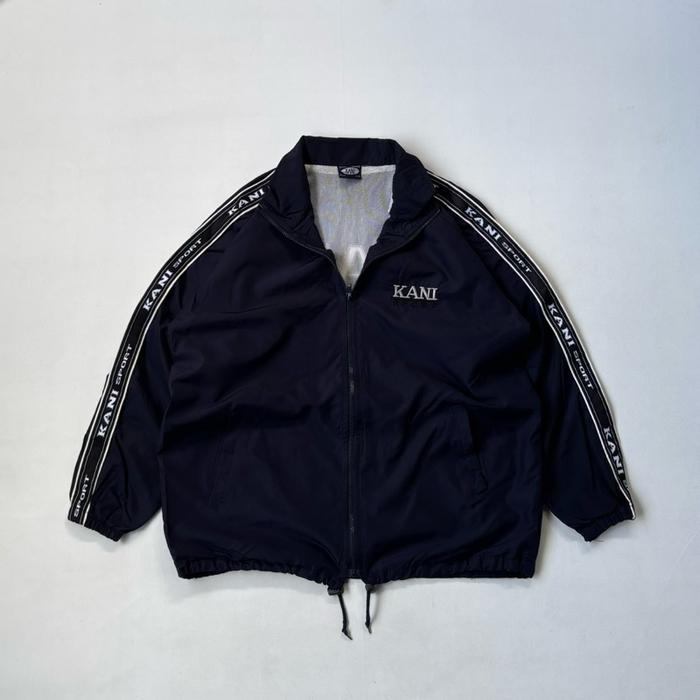 90s Vintage Karl Kani Sports Side Taped Jacket Oversized Hip Hop Karl Kani Sportswear windbreaker
