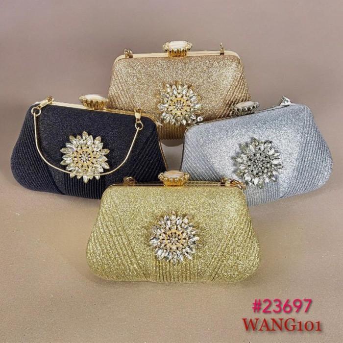 Wang101 - Tas Pesta Cantik Kondangan/Clutch/Selempang/Jinjing Import Terbaru