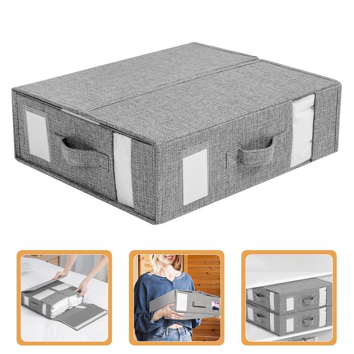 Bed Sheet Storage Holder Blanket Storage Box Folding Bed Sheet
