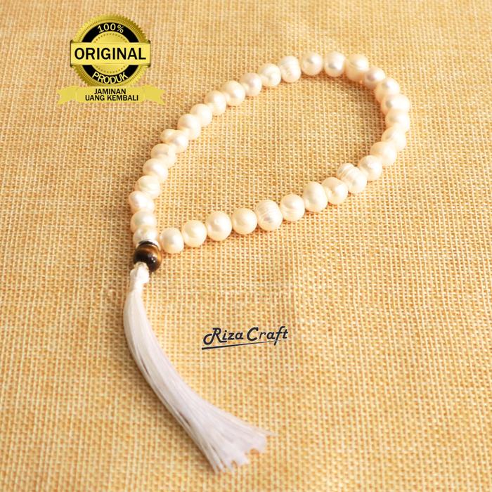 Tasbih Mutiara 33 Butir ASLI Lombok Air Tawar Original