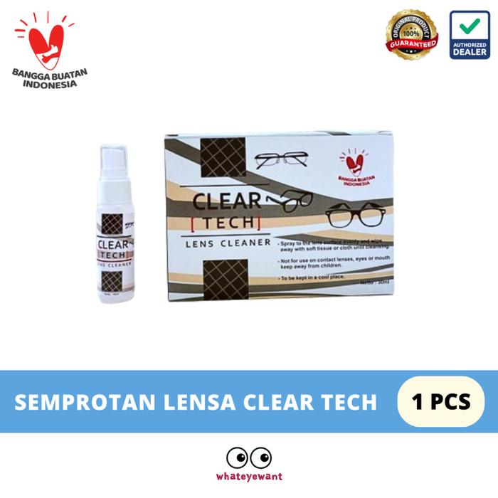 Clear Tech Semprotan Kacamata Pembersih Lensa Multifungsi (Satuan)