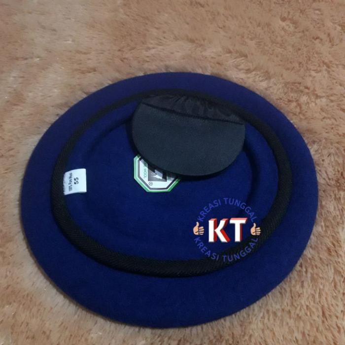 Terlaris Ready Baret Polair Camel/Topi Baret Biru Polair